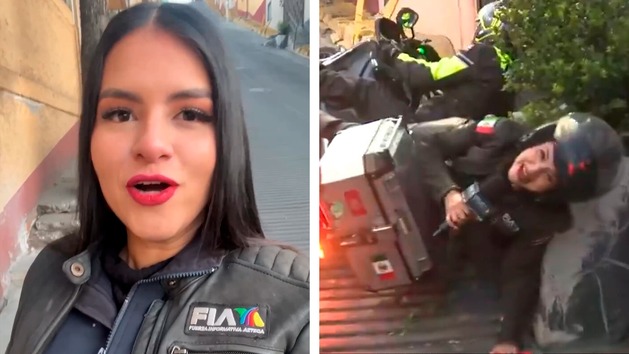 Reportera de TV Azteca que se hizo viral por caída en moto asegura No