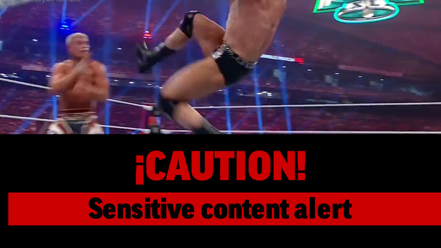 Sensitive Video Wwe Star Cody Rhodes Suffers Gruesome Injury During