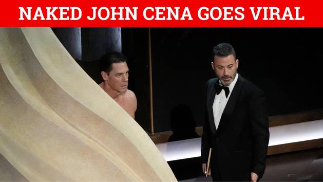 John Cena Goes Naked At Oscars To Deliver An Award In Viral Video