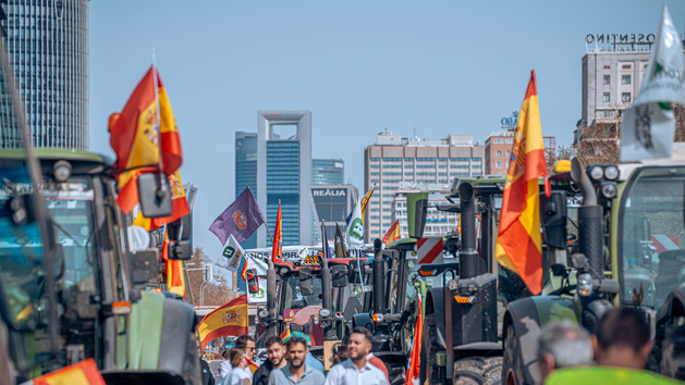 Los Agricultores Retoman En Madrid Las Protestas Por La Competencia