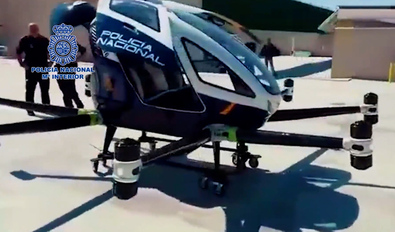 Policía Nacional Drones Para Policia Así Es El EH216, El Nuevo