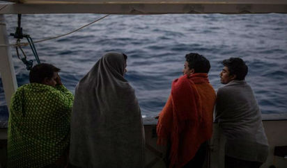 Los Rescatados Del Open Arms Estar En La Balsa Fue Llegar Al Paraiso Espana