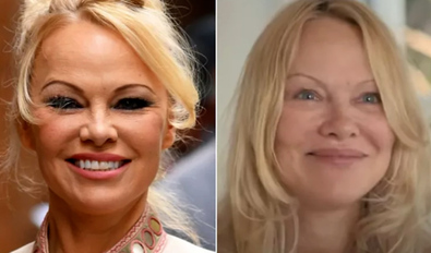 Pamela Anderson Ahora Pamela Anderson, Sin Maquillaje, En La Alfombra