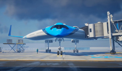 Klm Lanza Un Avion En El Que Los Pasajeros Viajaran En Las Alas Y Que Gastara Menos Combustible Economia