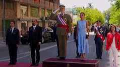Los Reyes presiden el desfile del Día de las Fuerzas Armadas