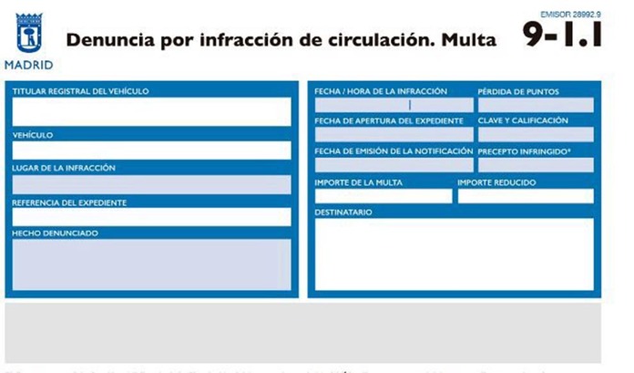 El Ayuntamiento cambia las notificaciones las de tráfico | Madrid