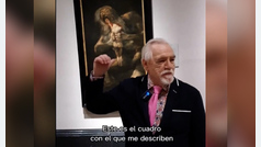 Bryan Cox, en el Museo del Prado ante el famoso cuadro de Goya: "Ese es con el que me describen"