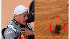 Carlos Sainz abandona el Dakar por los daños que el accidente ha causado en el coche