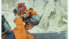 Rescate in extremis de un operario de un buque científico que se hundía en Hong Kong