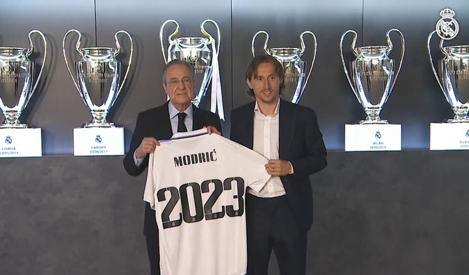 El Real Madrid anuncia la renovacin de Luka Modric por una temporada ms thumbnail