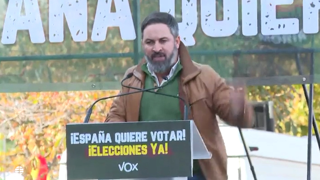 Abascal pide tipificar en el Código Penal el delito de traición y acusa ...