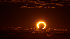 Así se ha visto el eclipse solar del "anillo de fuego"