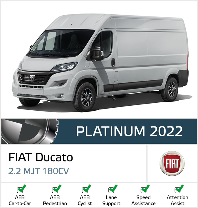 Fiat Ducato, la furgoneta más segura de largo según Euro NCAP