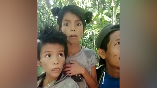 Momento En El Que Encuentran A Los Cuatro Niños Perdidos En La Jungla