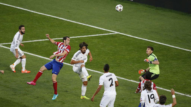 El Gol De Godin Al Real Madrid En La Final De La Champions 2014 Marcatv