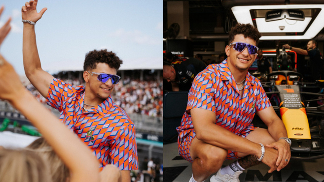 Patrick Mahomes was the lucky charm at Miami GP for Checo Perez and Max  Verstappen
