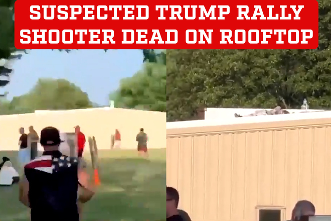 Suspected Donal Trump rally shooter found dead on nearby rooftop