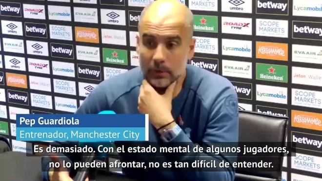 Guardiola y sus cuatro años de rajadas contra el calendario
