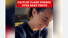 Caitlin Clark?s heartfelt reaction to childhood basketball photo