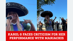Karol G faces criticism from Mexican fans over her Mariachi performance