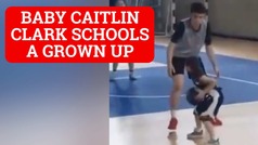Video of Caitlin Clark supposedly humiliating grown ups in basketball at age 7