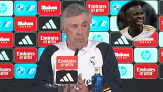 Ancelotti: "Este es el momento de Vinicius"