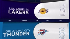 Oklahoma arrasa a unos Lakers que dependieron de sus estrellas