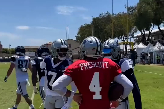 Watch on sale cowboys practice