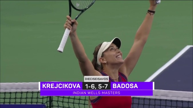 Indian Wells 2021: Paula Badosa se exhibe ante Barbora Krejcikova y sigue  en modo huracán: "Estoy súper orgullosa" | Marca