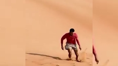 Los entrenamientos de Stephen Curry:de los cinco minutos sin fallar un triple a subir dunas en Dubái