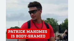  Patrick Mahomes is body-shamed at training camp