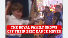 Kate Middleton dancing in a viral video that shows the royal family's best moves