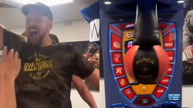 Fury's crazily powerful punch that smashed the punch machine record