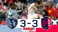 La visita rescata el empate en el final | Sporting KC 3-3 St. Louis | MLS | Resumen y goles