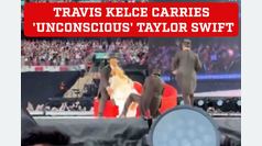Travis Kelce Stuns Carrying 'Unconscious' Taylor Swift at London Concert