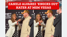 Canelo Alvarez shuts up his obsessive hater in full presentation at the MGM Grand Las Vegas