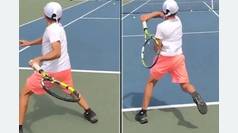El niño prodigio que revoluciona el tenis: Teodor Davidov implanta su estilo de juego de 'drive' sin