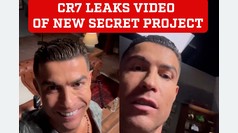 Cristiano Ronaldo Teases Fans with a Leaked Video of a Secret Project