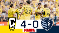 Goal party for the Crew I Columbus 4-0 Sporting KC I Highlights and goals I MLS