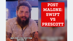 Post Malone loves Taylor Swift but likes Dak Prescott more and makes a prediction