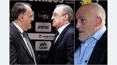 El origen de la enemistad entre Javier Tebas y Florentino Prez