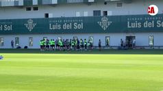 Reparto de cargas en la segunda sesin de la semana para el Betis