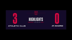 Athletic 3-0 Atlético de Madrid: resumen y goles | Copa del Rey (Semifinal, vuelta)