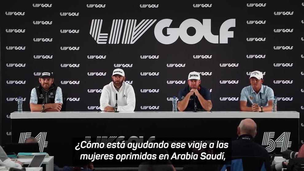 La incomodsima pregunta sobre Arabia Saud a los golfistas que supuso un largo silencio y suspiros