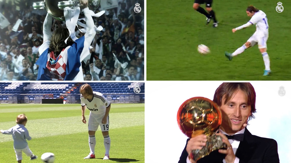 El Real Madrid homenajea a Modric tras su renovacin con un vdeo que emocionar al madridismo