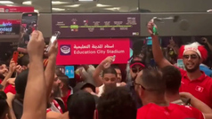 Loas aficionados de Túnez se preparan para el partido de Francia