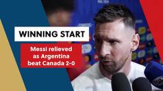 "Getting off to winning start important" - Messi pleased after Argentina victory