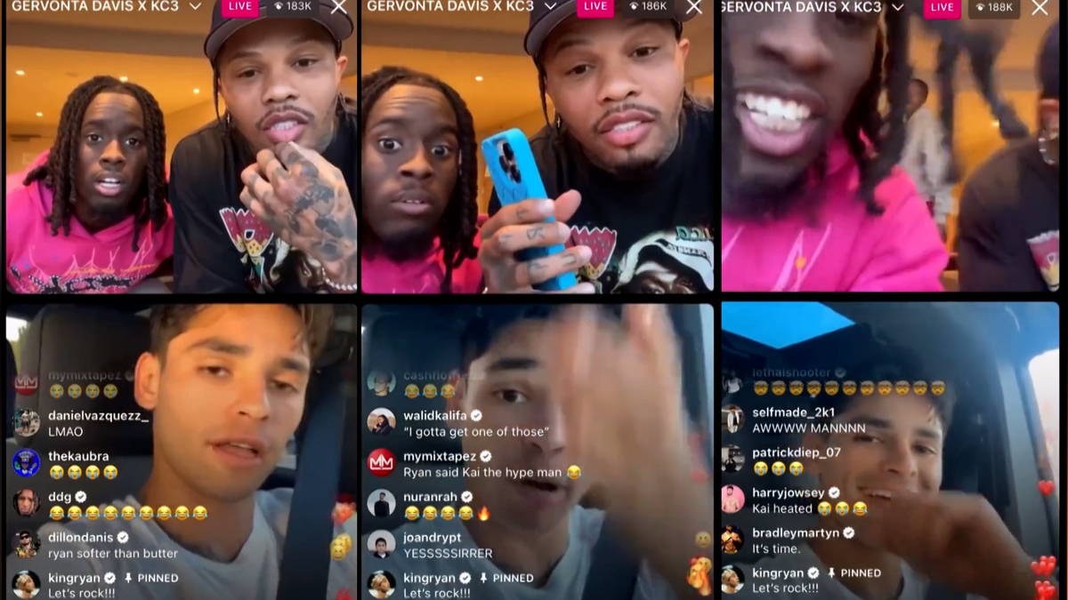 Boxing Ryan Garcia and Gervonta Davis casually do a winner takes both purses bet on IG live Marca