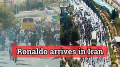 Cristiano Ronaldo's arrival shuts down the streets in Iran