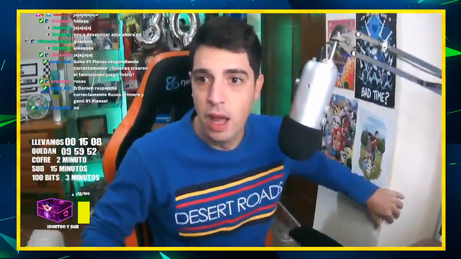 El terremoto en Granada pilla a este streamer en directo: ¡Cómo se mueve todo!